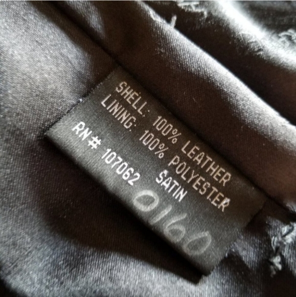 Kasper Leather Floral Embroidered Jacket Black M - Picture 2 of 8